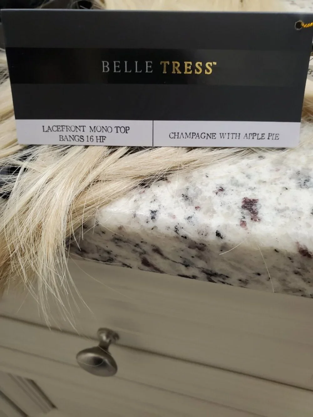 Belle Tress Mono Top Topper in Champagne with Apple Pie- Brand New with Tags!!!!